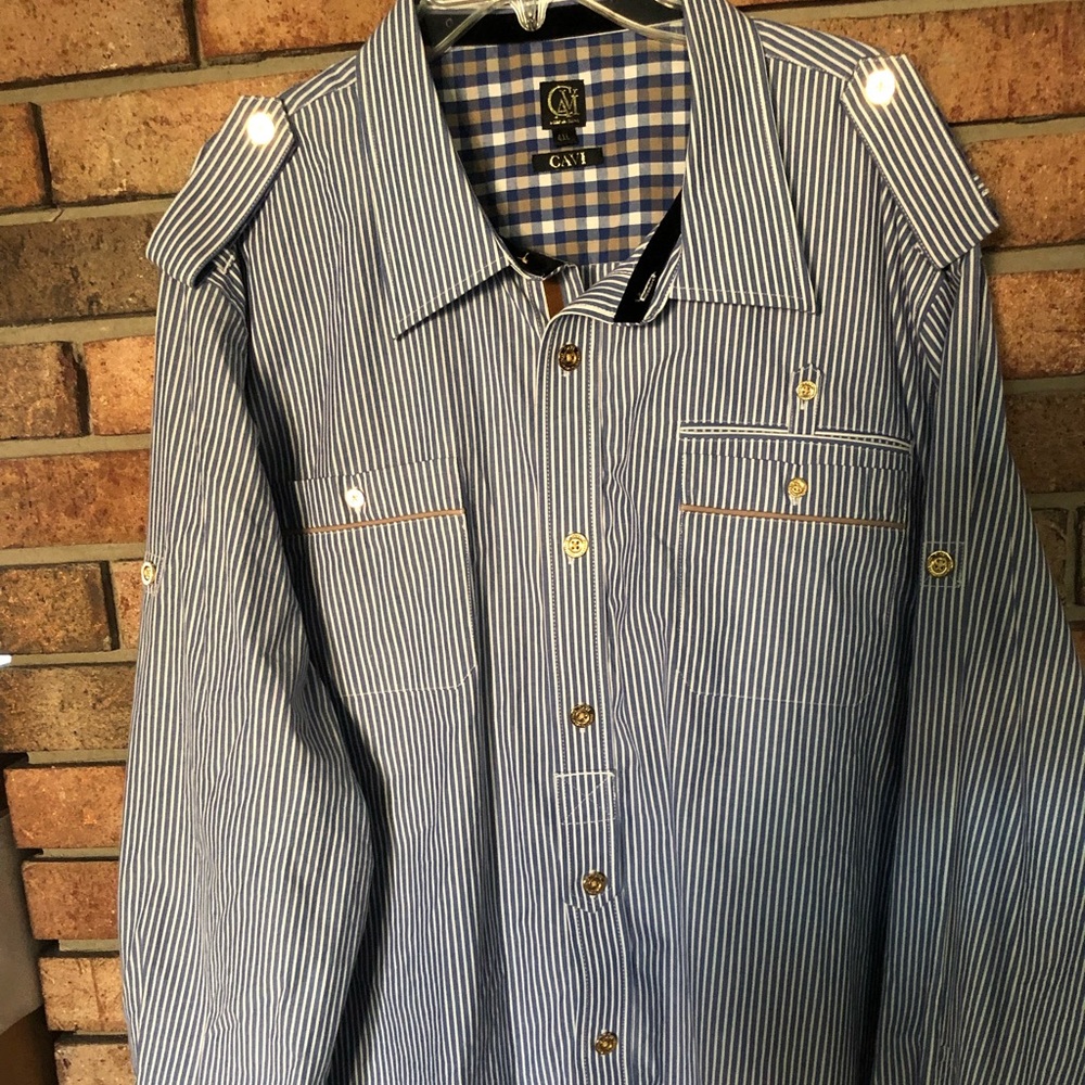 CAVI MAN 4XL Long Sleeves Dress shirt NWO Tags.